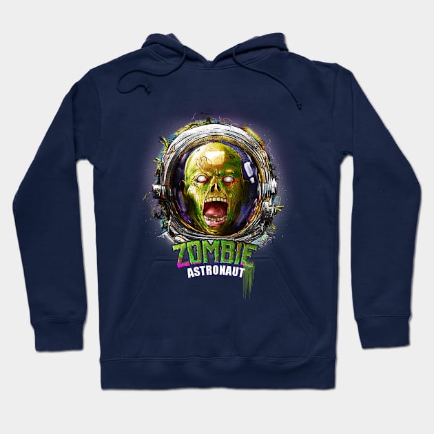 Zombie Astronaut Hoodie by FerMinem